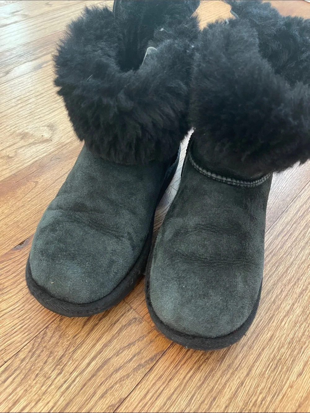 UGG black suede